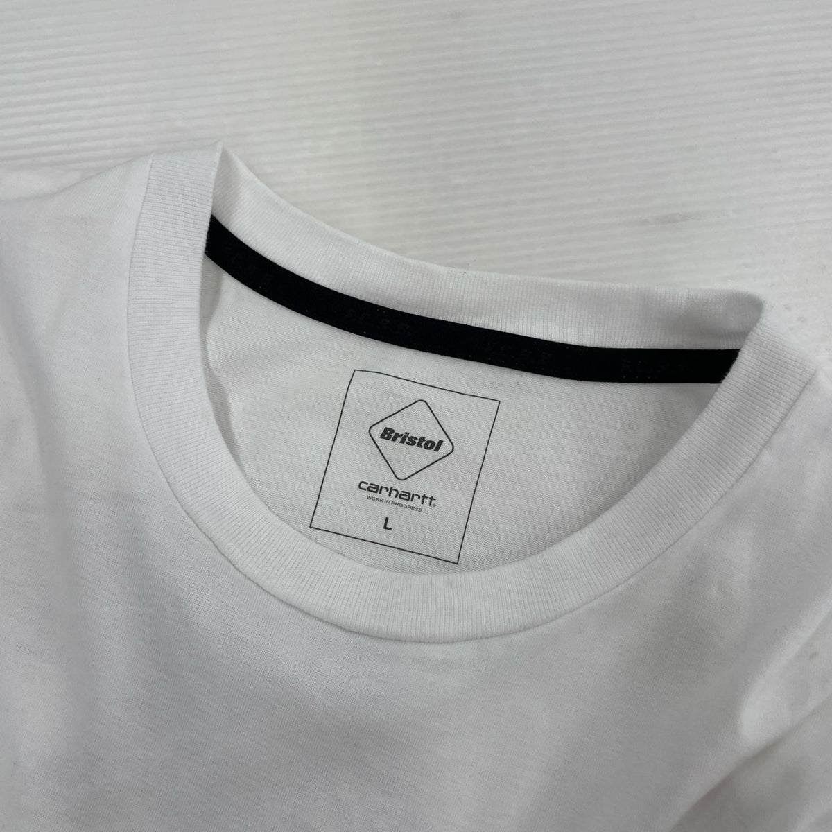 半袖Ｔシャツ WIP ×F.C.R.Bコラボ S/S POCKET TEE L ホワイト