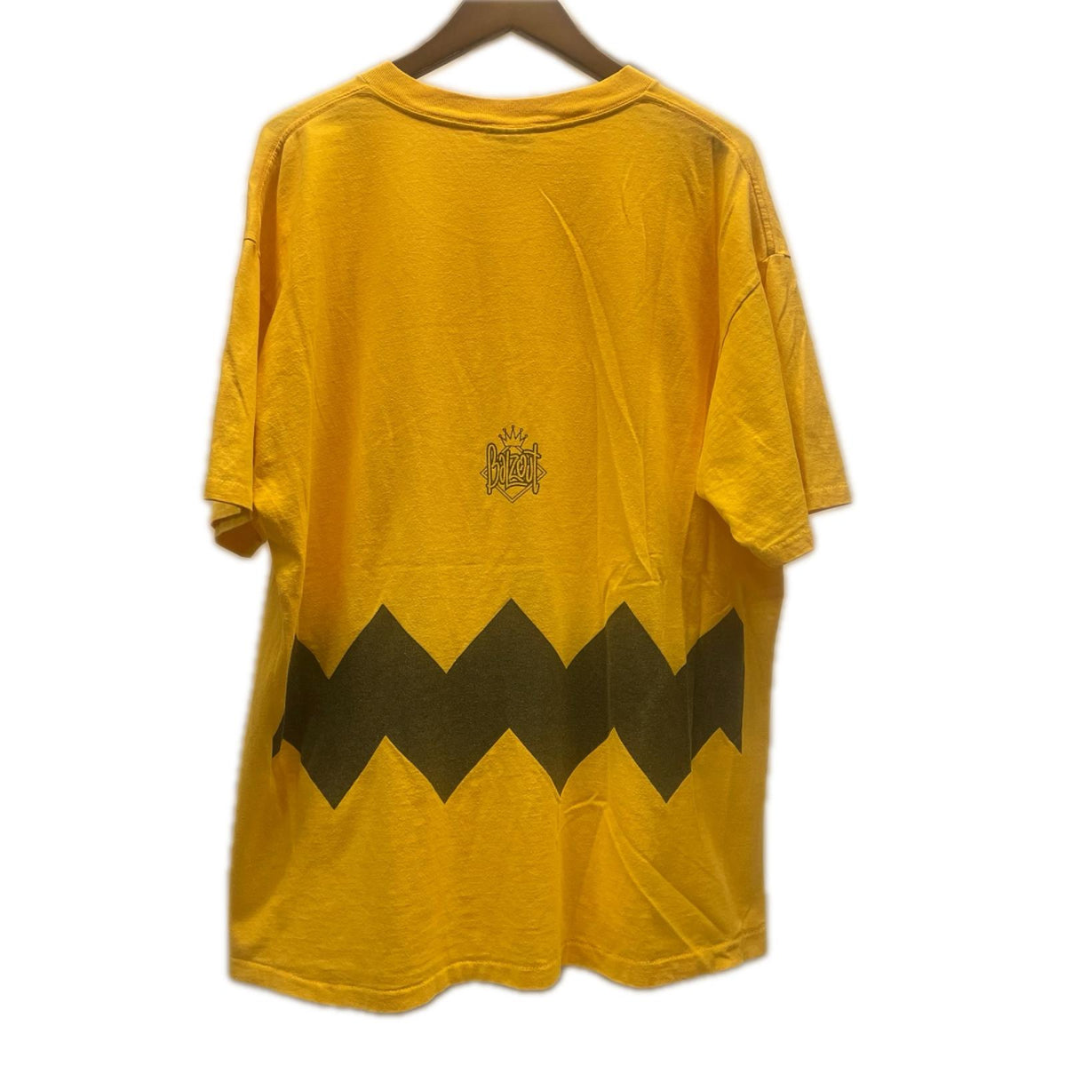 半袖Ｔシャツ 90s Balzout ﾁｬｰﾘﾌﾞﾗｳﾝﾊﾟﾛTee ONITAﾀｸﾞ LL イエロー