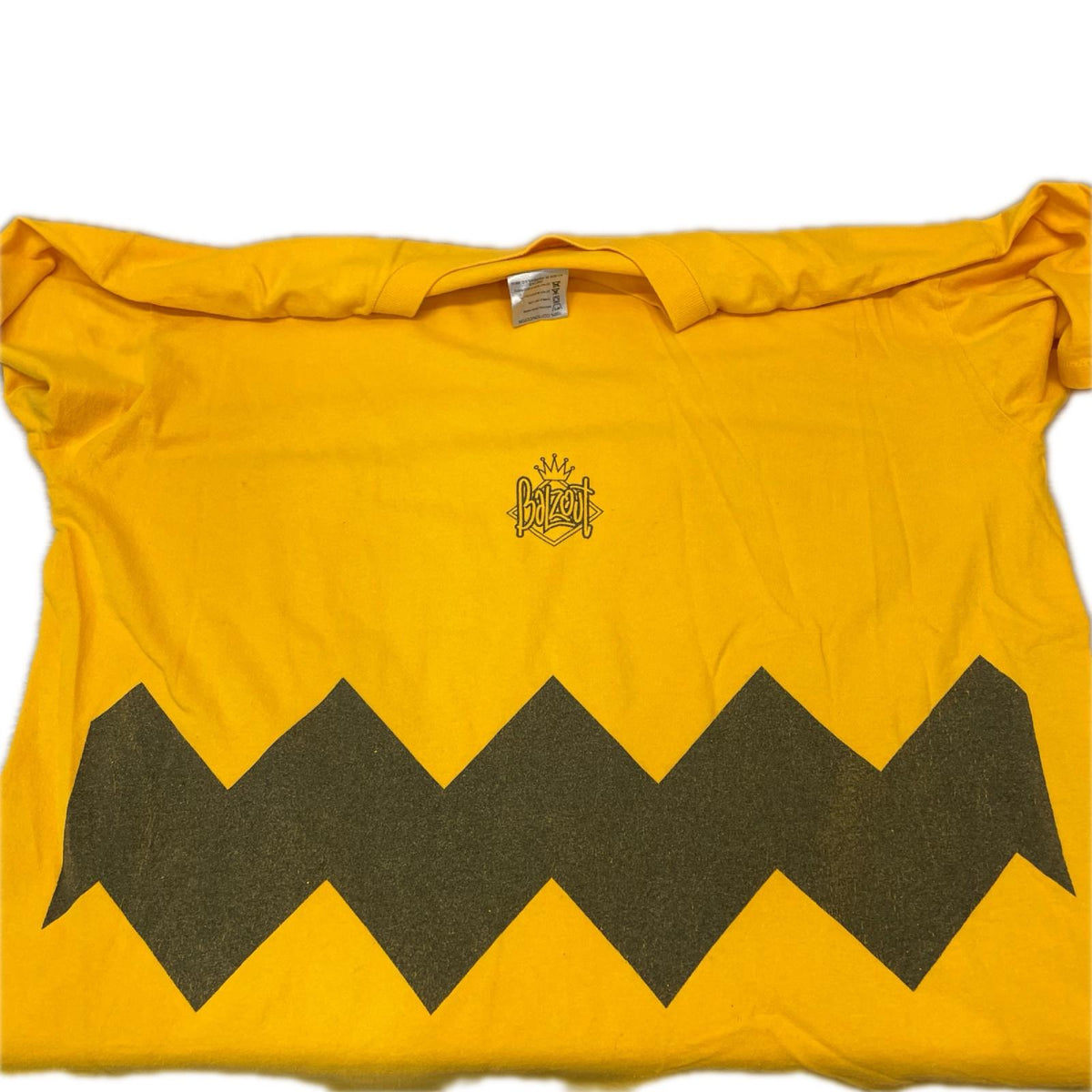 半袖Ｔシャツ 90s Balzout ﾁｬｰﾘﾌﾞﾗｳﾝﾊﾟﾛTee ONITAﾀｸﾞ LL イエロー