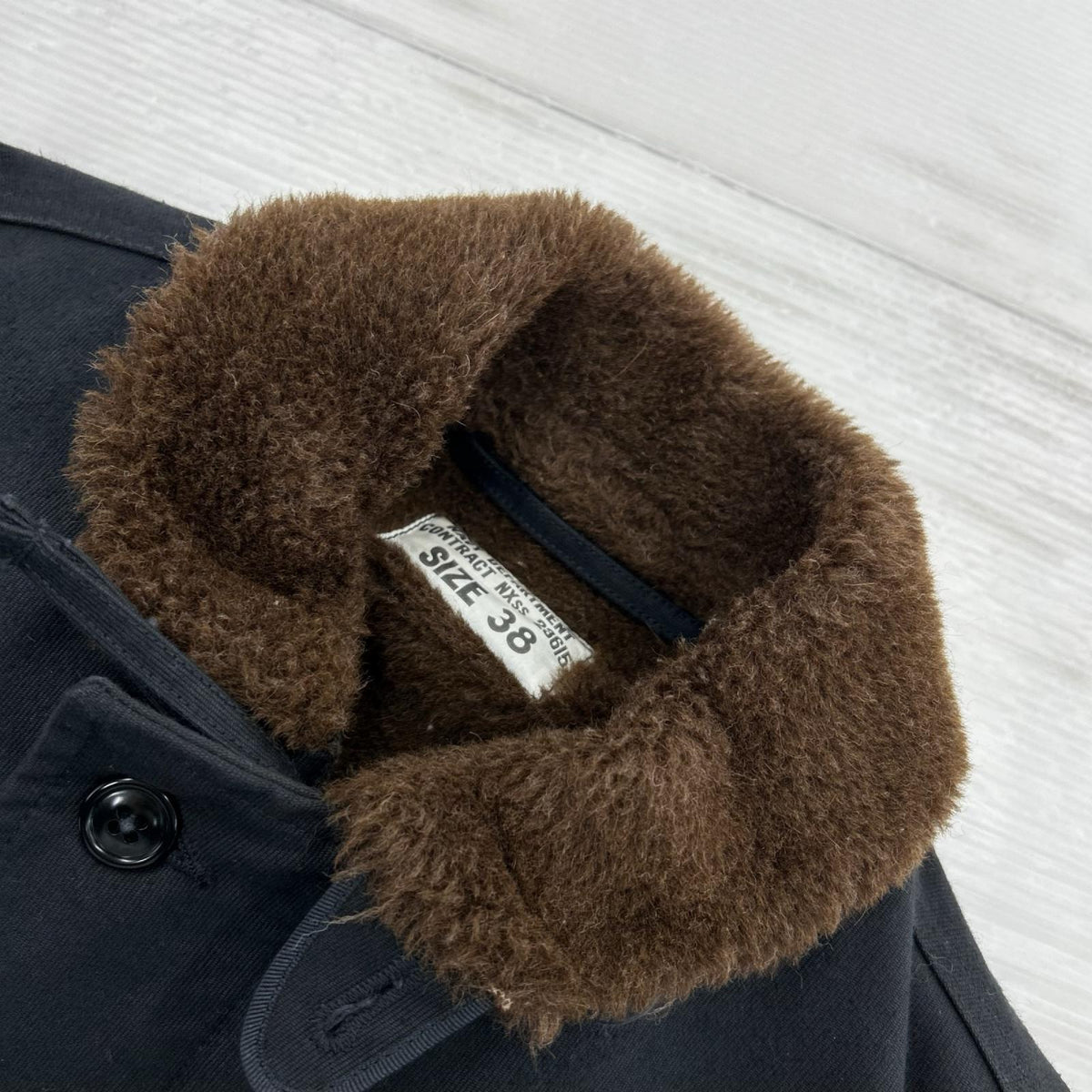 ジャケット 98年復刻 US NAVY WWII DECK JACKET 38 ブラック