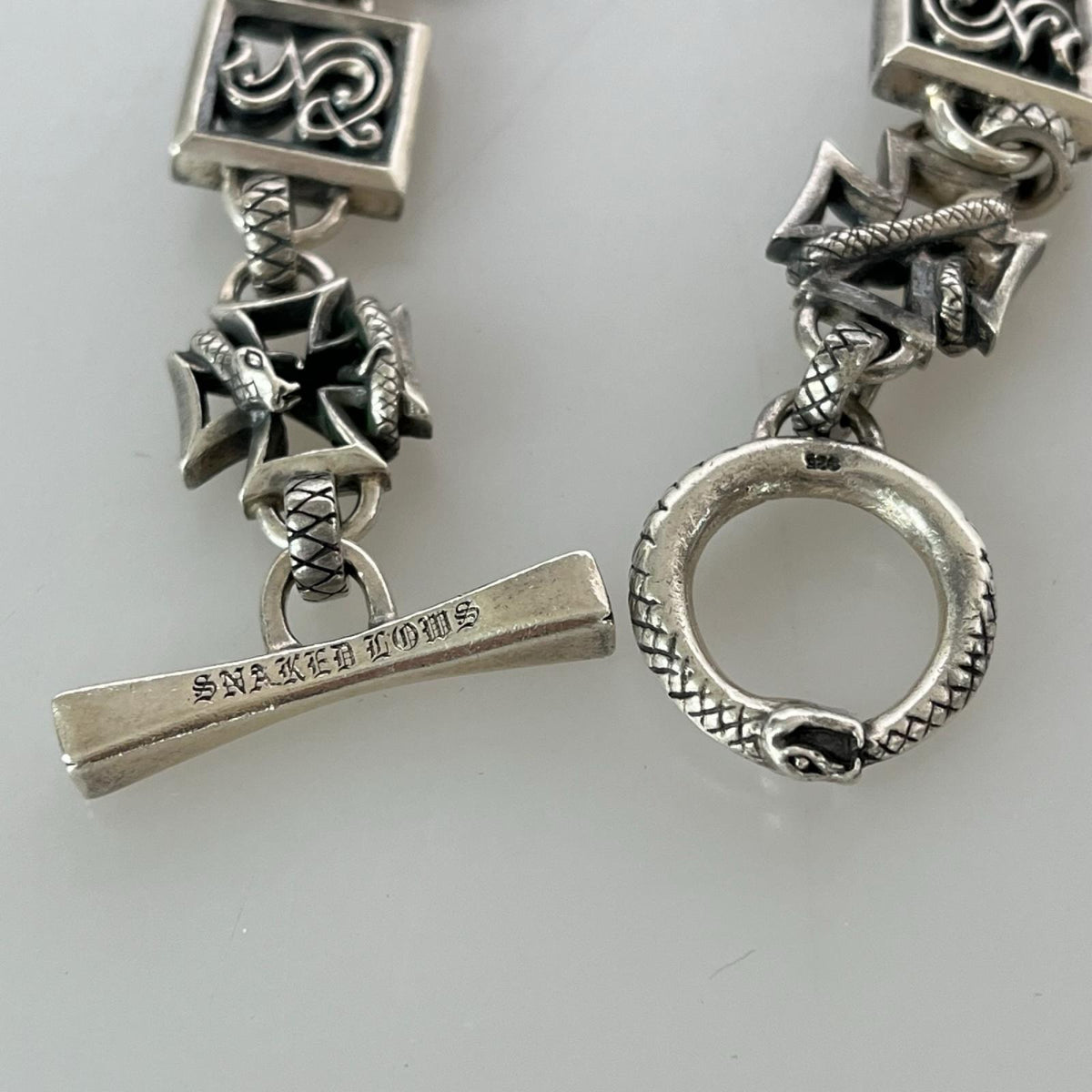 ブレスレット SNAKED LOWS BRACE 925 ﾌﾞﾚｽﾚｯﾄ シルバー