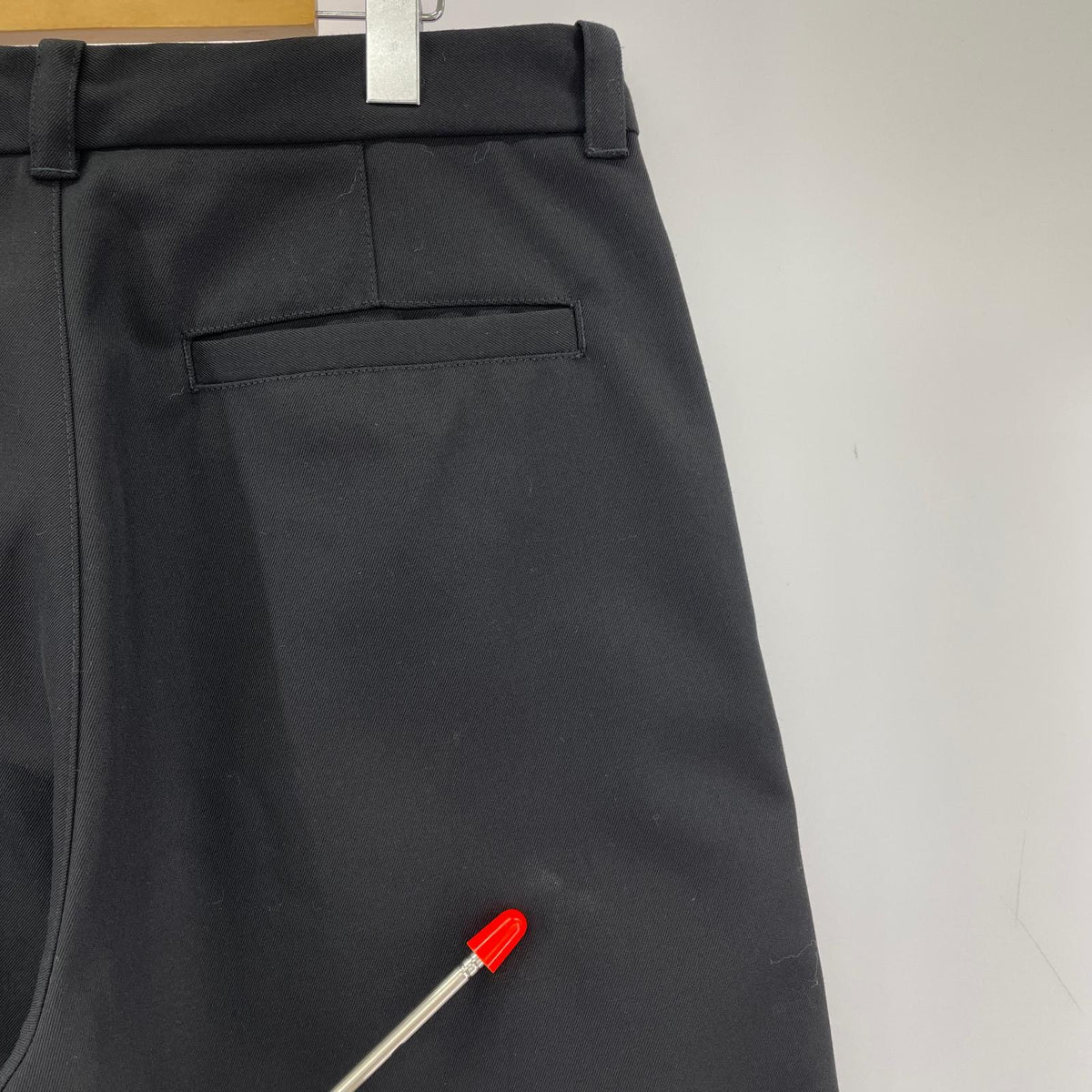 パンツ 23AW SHASTA STRAIGHT TROUSERS 黒 (34) 34 ブラック