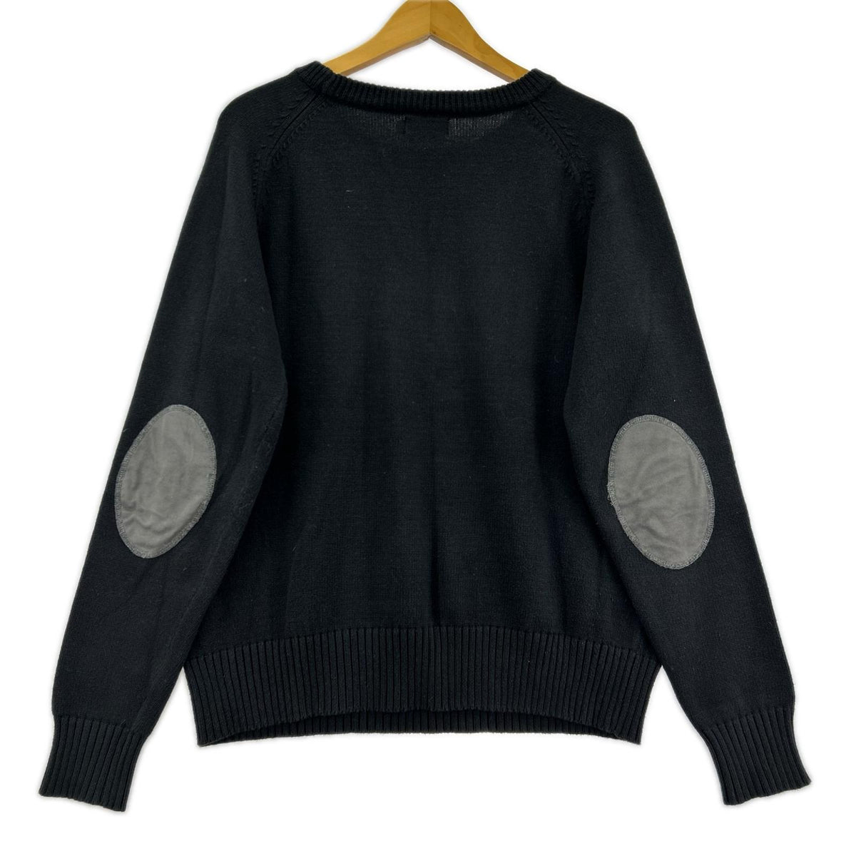 ニット BACK HEAD 90sﾍﾟｲﾝﾄ BLK M M ブラック