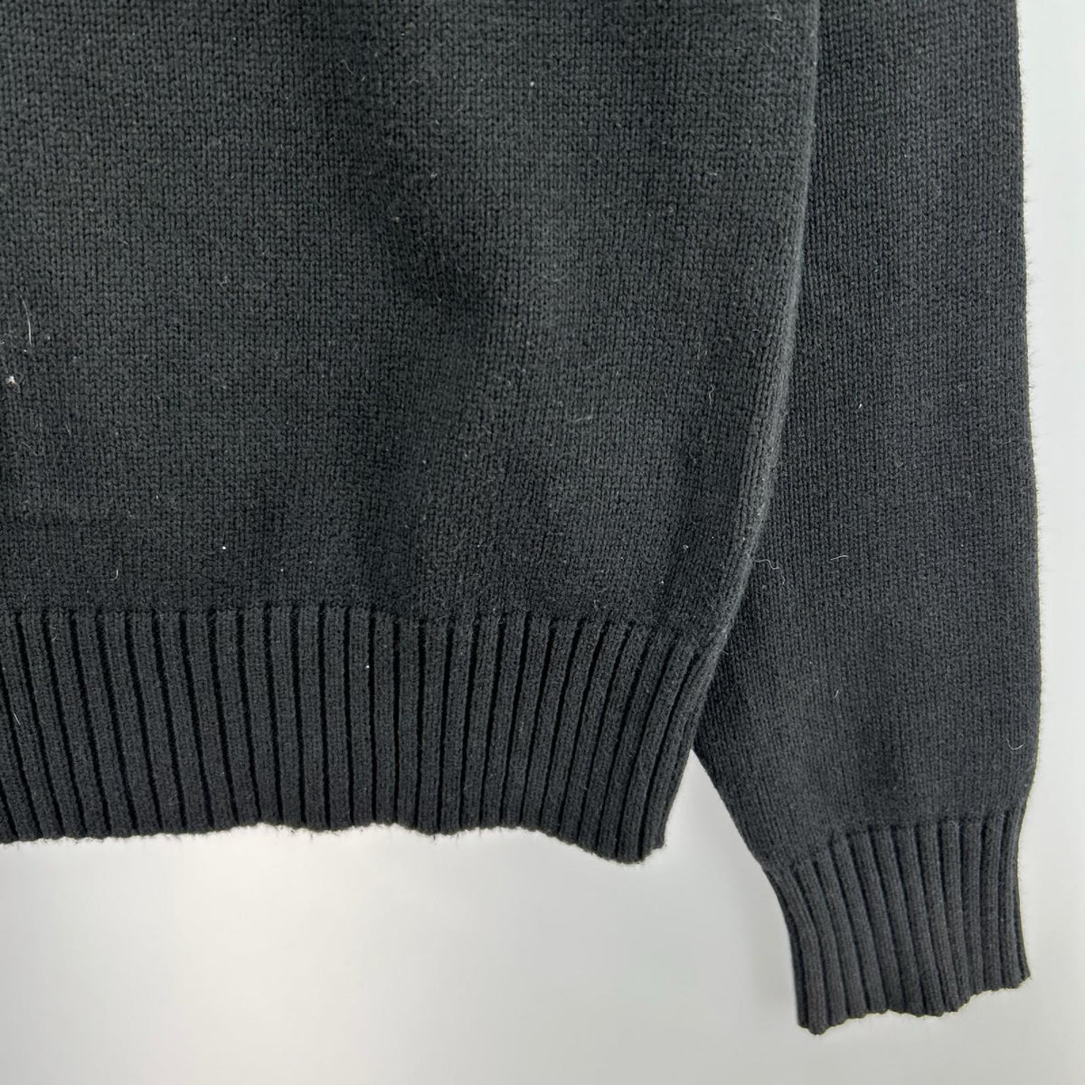ニット BACK HEAD 90sﾍﾟｲﾝﾄ BLK M M ブラック