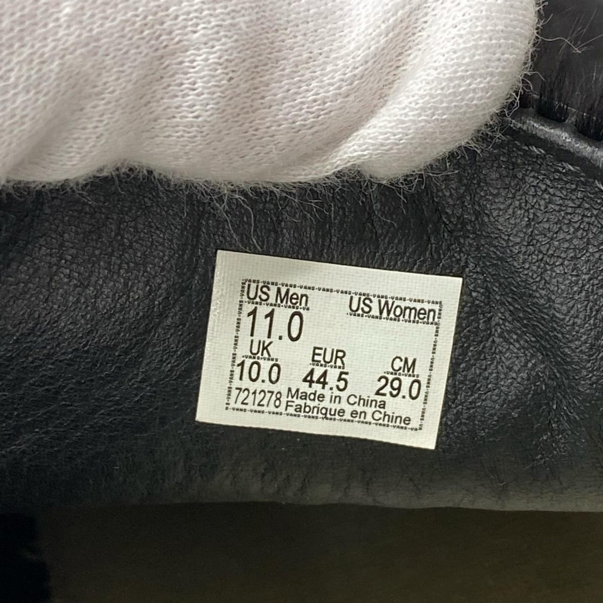 スニーカー VAULT STYLE 53 LX ﾛｰﾌｧｰ BLK 29 29cm (US11 UK10 1/2 EU48) ブラック
