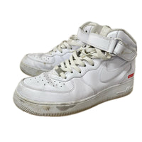 スニーカー ×SUPREME AIR FORCE 1 MID (27cm) 27cm (US9 UK8 1/2 EU44) ホワイト