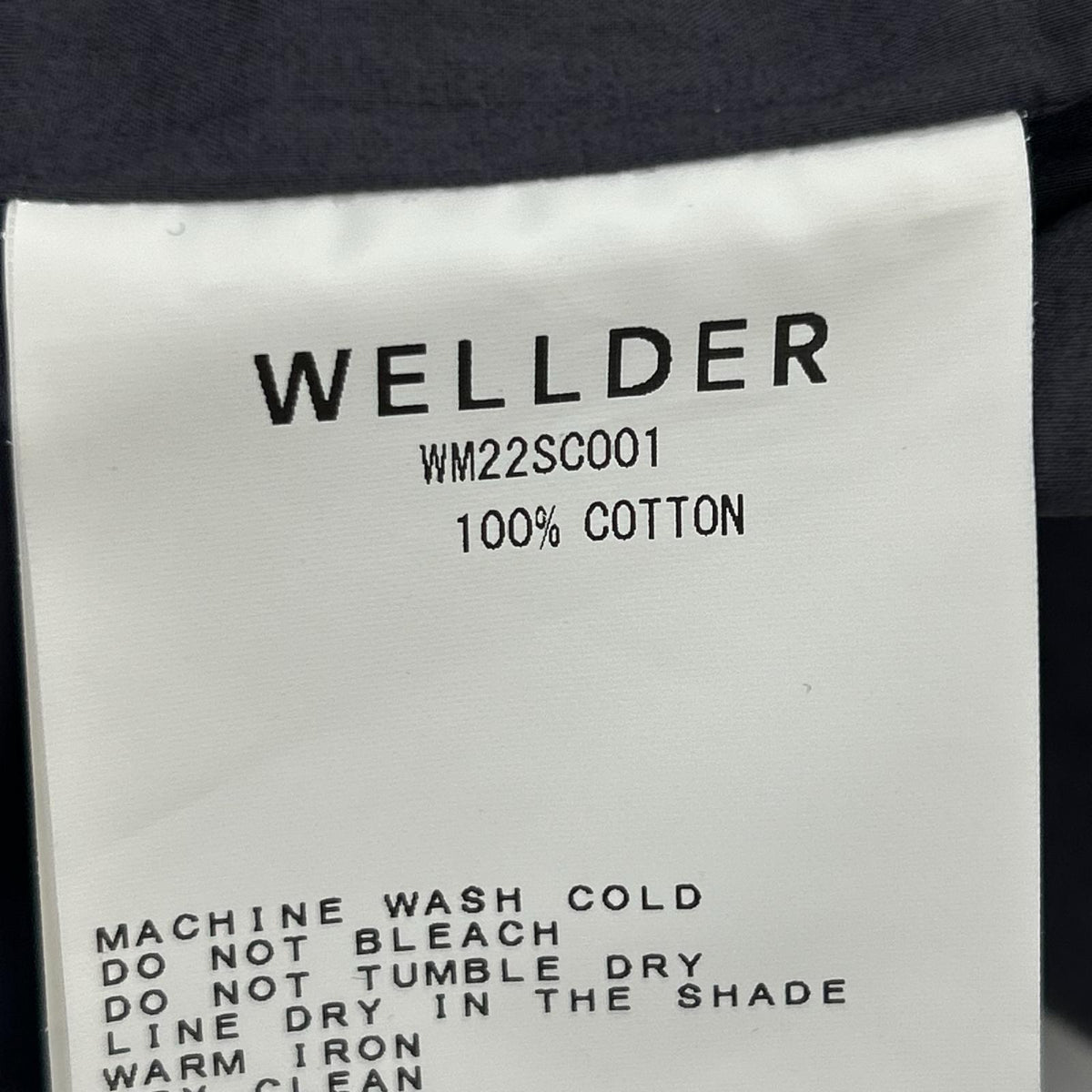 ジャケット WELLDER ｺｯﾄﾝｺｰﾄ 紺 (3) 3 ネイビー