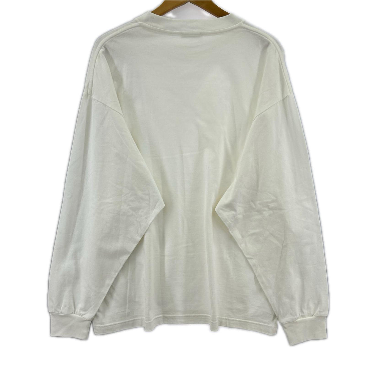 長袖Ｔシャツ AUBETT ｸﾙｰﾈｯｸ 白 (L) L ホワイト