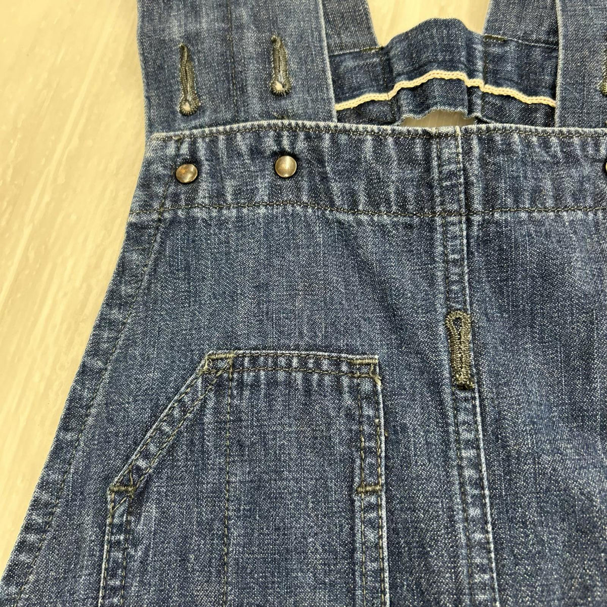 オーバーオール 16AW ｺｯﾄﾝｻﾛﾍﾟｯﾄ ﾃﾞﾆﾑ 青 (0) 0 ネイビー