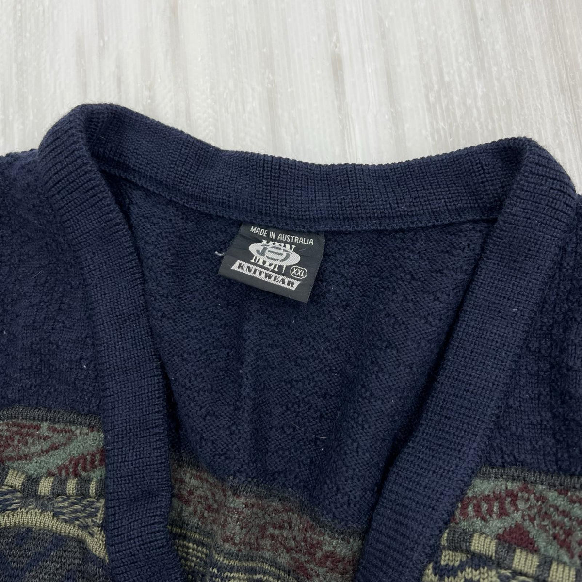 カーディガン JET MEN 3D KNIT 紺