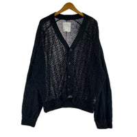 カーディガン 26SS/LACED KNIT CARDIGAN/1/ﾌﾞﾗｯｸ 2 ブラック