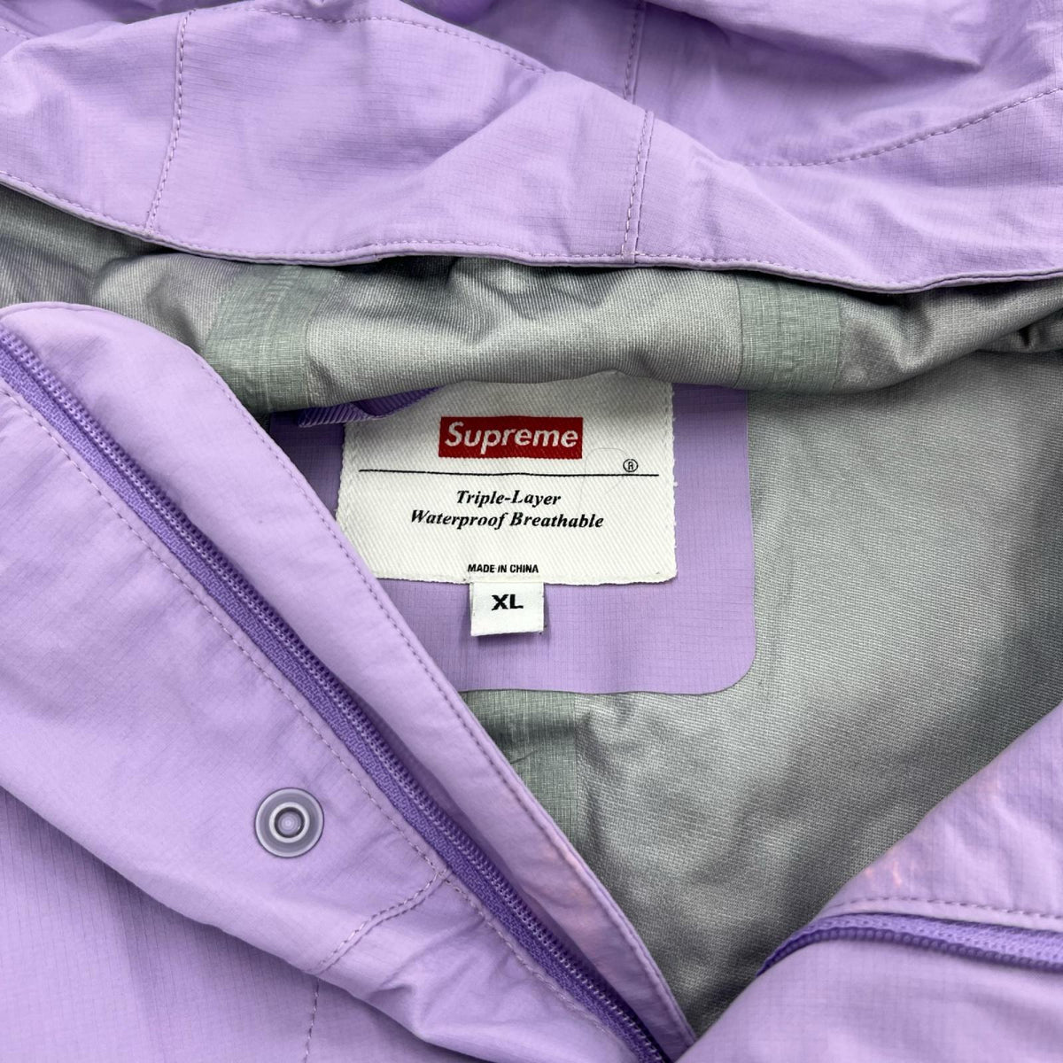ジャケット 17SS Taped Seam Anorak （XL) パープル