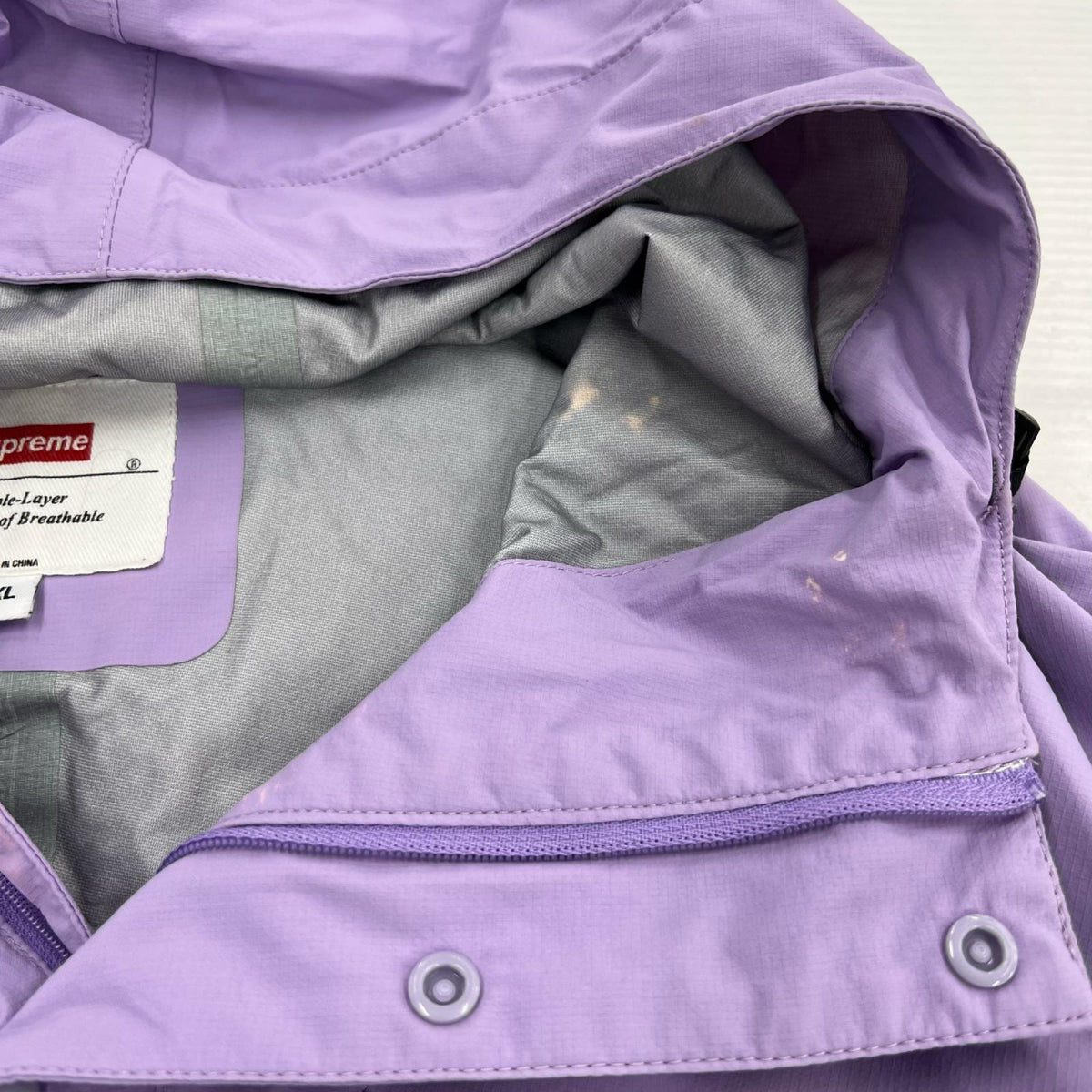 ジャケット 17SS Taped Seam Anorak （XL) パープル