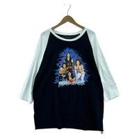 長袖Ｔシャツ ﾗｸﾞﾗﾝ/黒白
