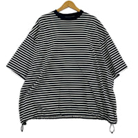 半袖Ｔシャツ ﾎﾞｰﾀﾞｰ/ﾊﾞﾙｰﾝ/黒白 M ブラック