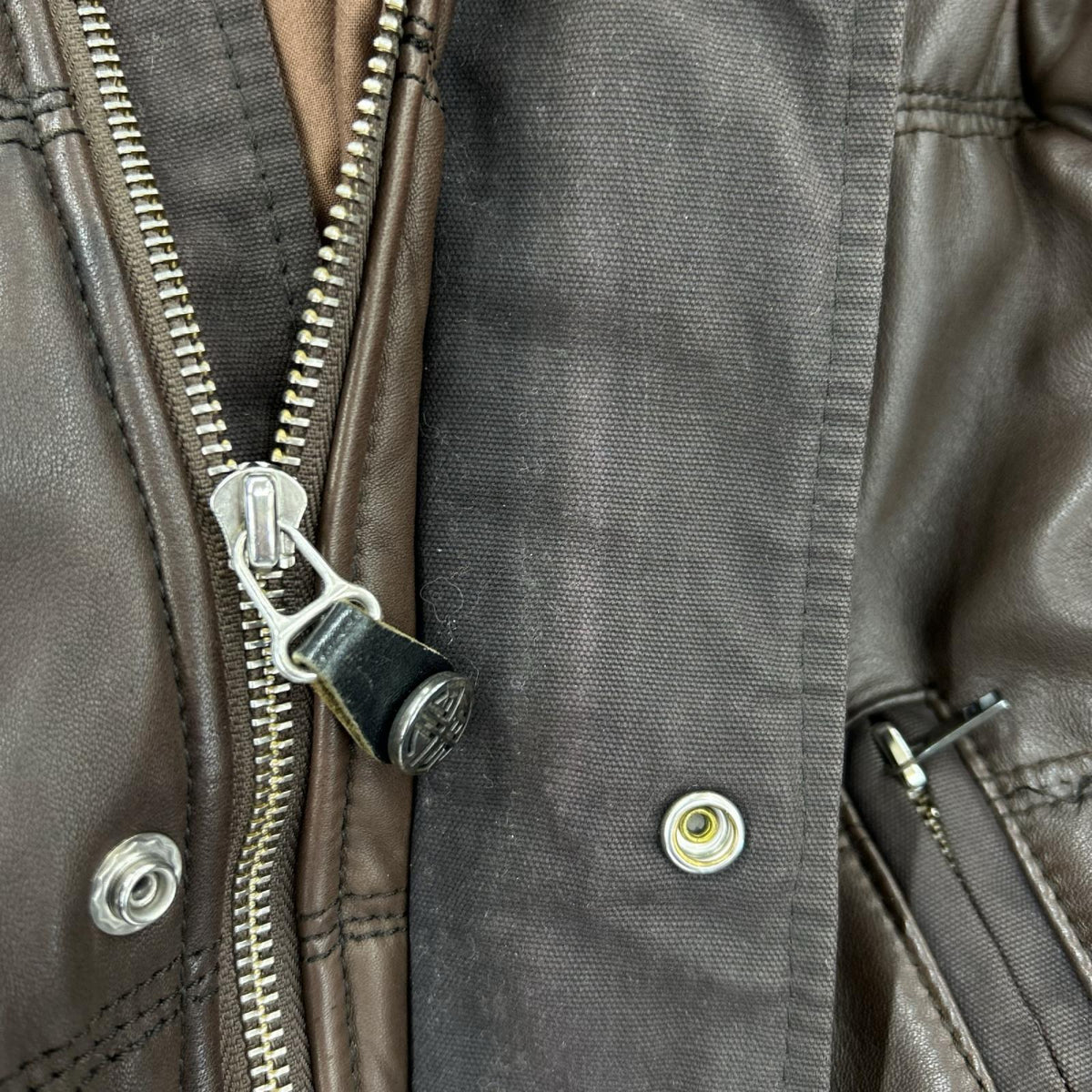 レザージャケット 00s ｼﾝｸﾞﾙﾚｻﾞｰｼﾞｬｹｯﾄ　ﾌﾞﾗｳﾝ S ブラウン