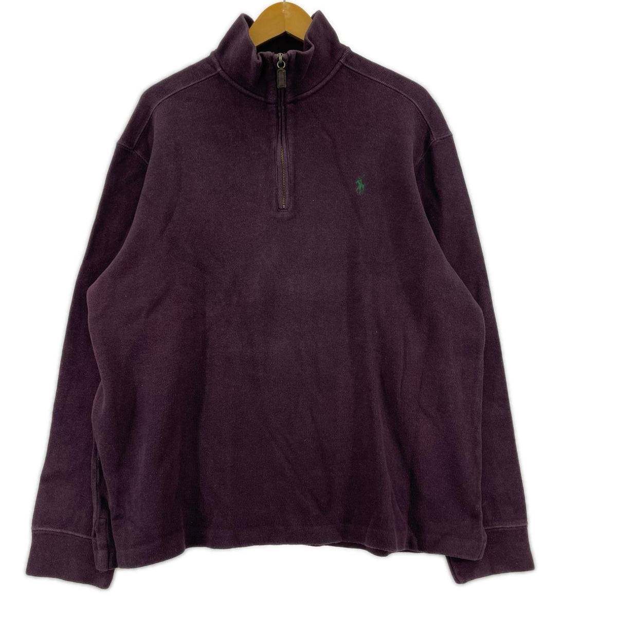 ニット POLO RALPH LAUREN ｼﾞｯﾌﾟｱｯﾌﾟﾆｯﾄ L ﾊﾟｰﾌﾟﾙ L パープル