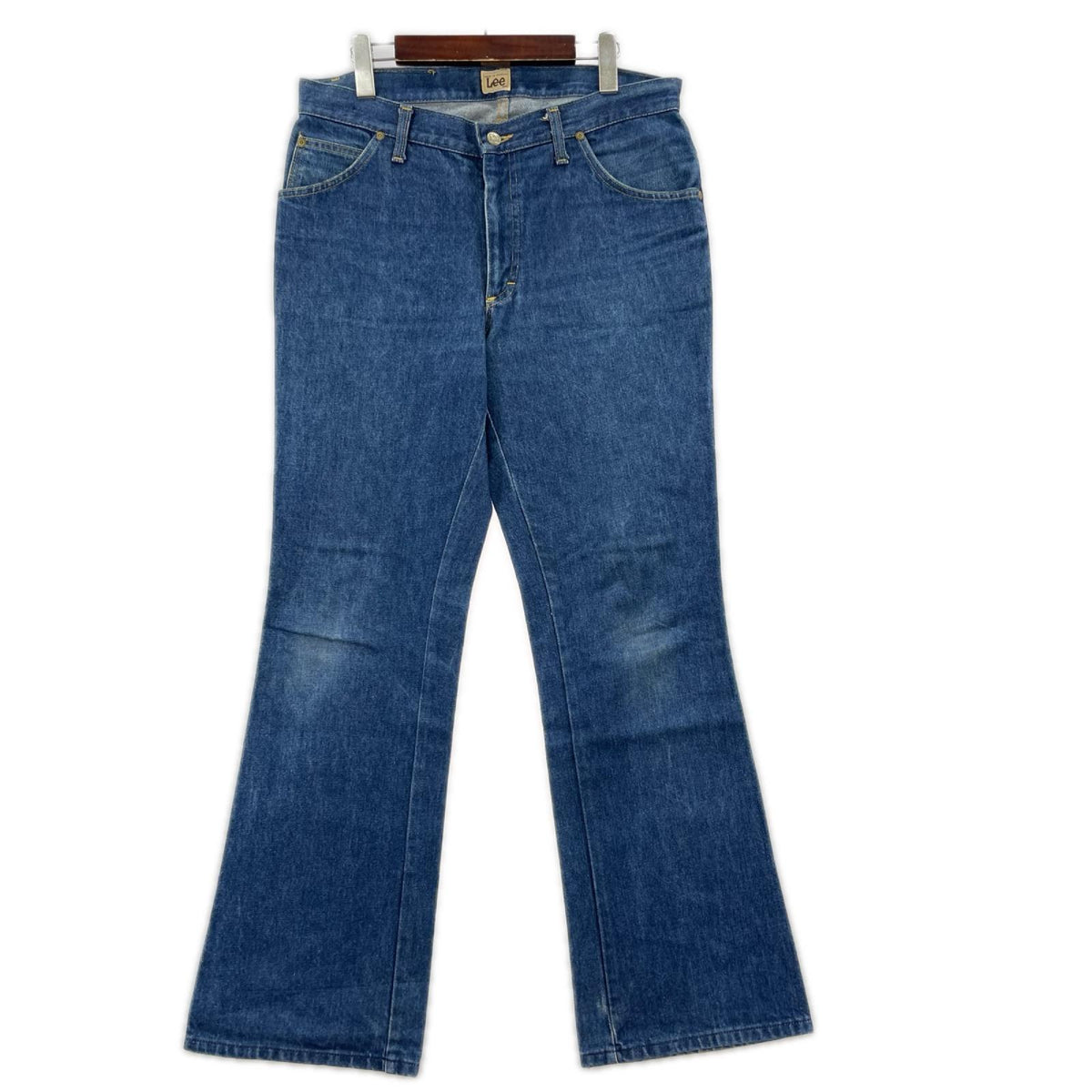 デニムパンツ Lee ﾍﾞﾙｷﾞｰ製 ﾌﾞｰﾂｶｯﾄﾃﾞﾆﾑ 42TALON 35/32 ブルー
