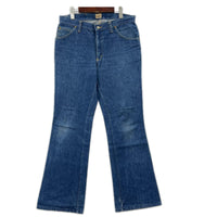 デニムパンツ Lee ﾍﾞﾙｷﾞｰ製 ﾌﾞｰﾂｶｯﾄﾃﾞﾆﾑ 42TALON 35/32 ブルー