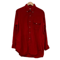 長袖シャツ Brooks Brothers 60s ｺｯﾄﾝｳｰﾙ 6ﾎﾞﾀﾝ ﾌﾗﾝﾈﾙｼｬﾂ 16 1/2 ﾚｯﾄﾞ