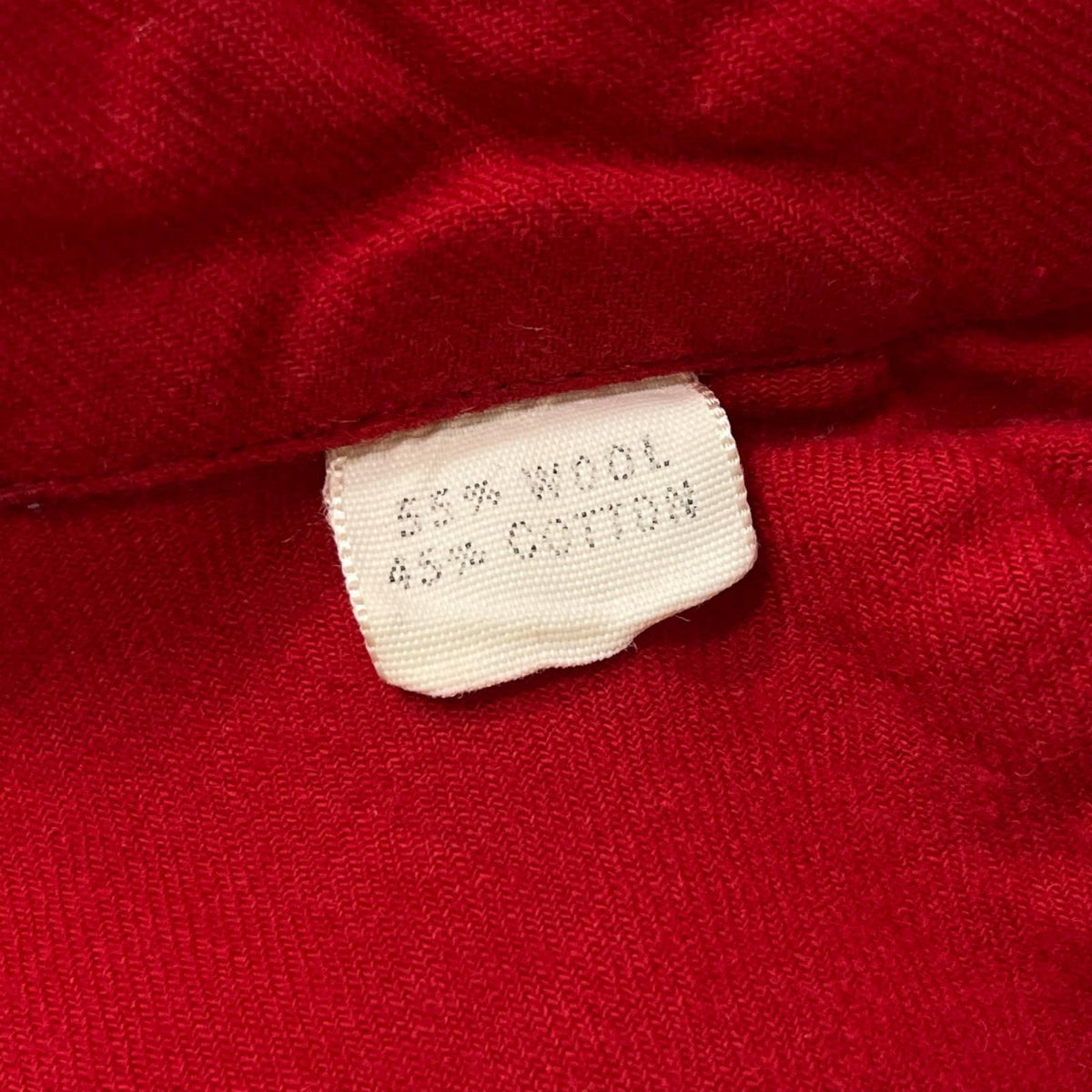 長袖シャツ Brooks Brothers 60s ｺｯﾄﾝｳｰﾙ 6ﾎﾞﾀﾝ ﾌﾗﾝﾈﾙｼｬﾂ 16 1/2 ﾚｯﾄﾞ