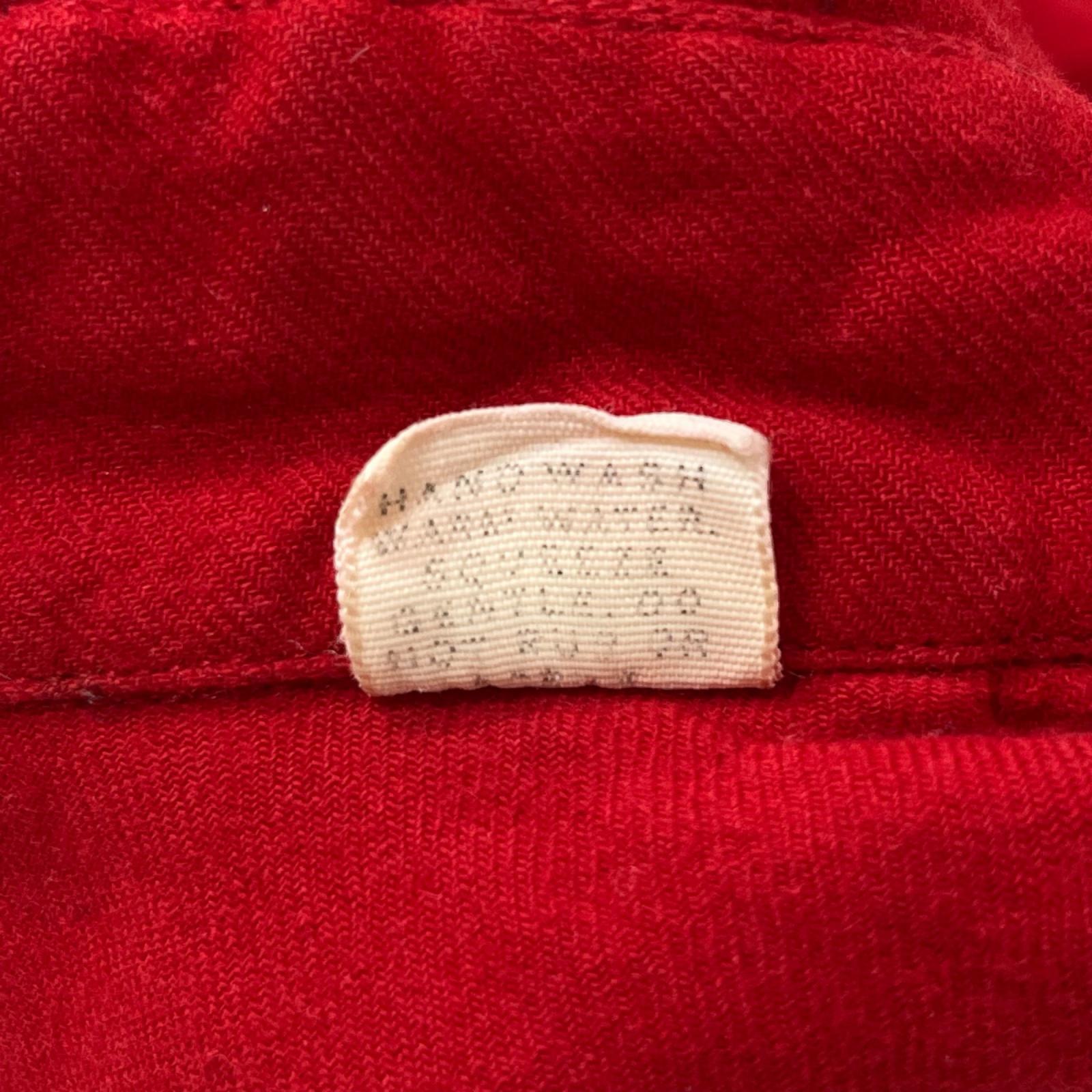 長袖シャツ Brooks Brothers 60s ｺｯﾄﾝｳｰﾙ 6ﾎﾞﾀﾝ ﾌﾗﾝﾈﾙｼｬﾂ 16 1/2 ﾚｯﾄﾞ