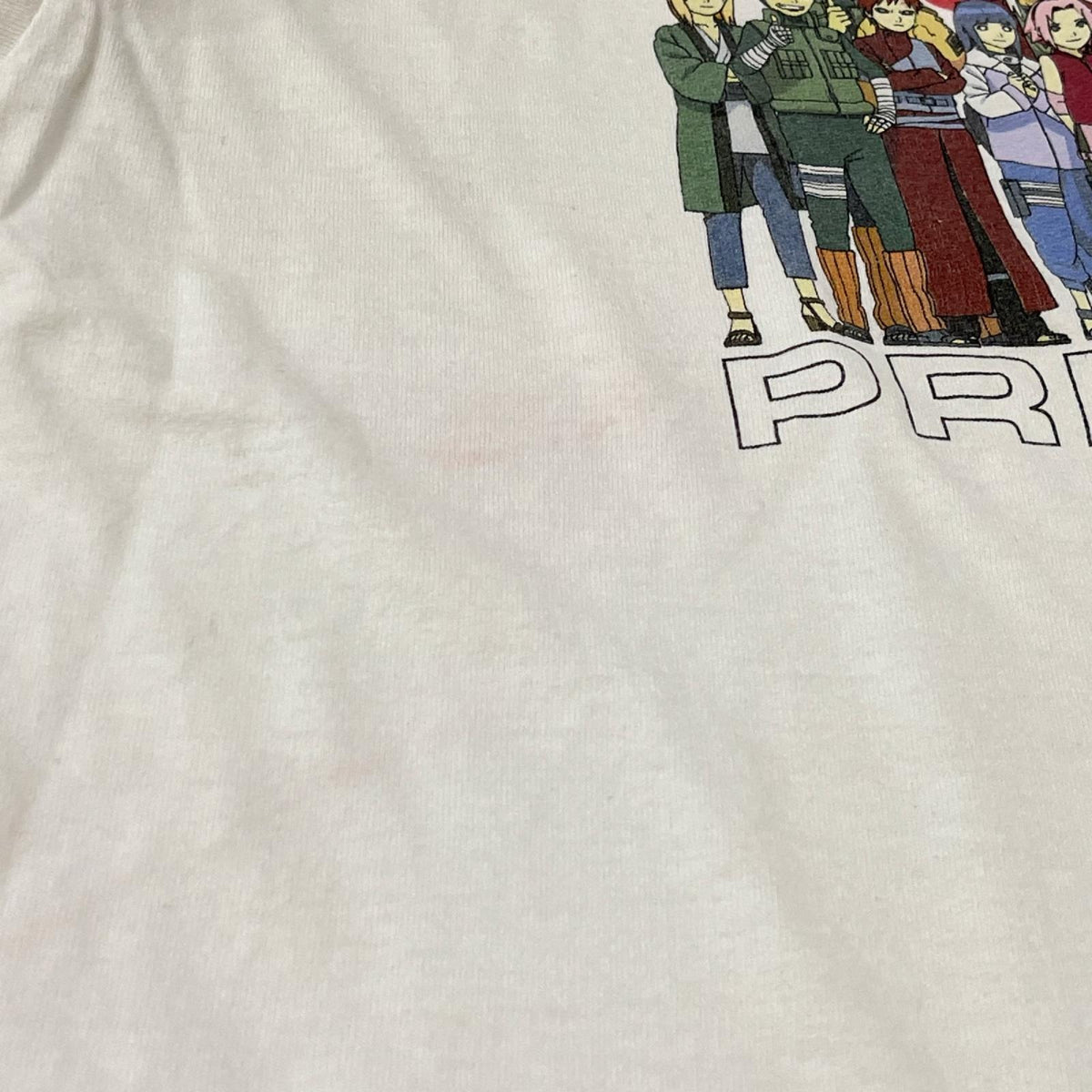 半袖Ｔシャツ 00s NARUTO 疾風伝 PRIMITIVE 集合Tee L ﾎﾜｲﾄ L