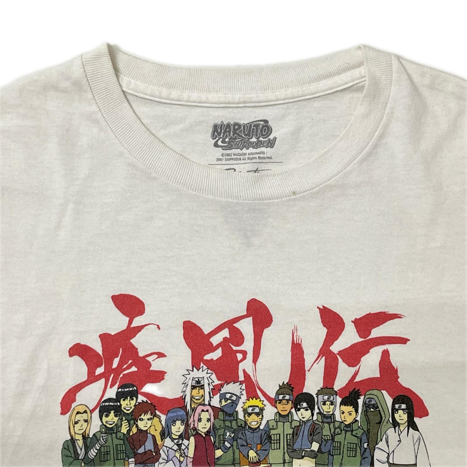 半袖Ｔシャツ 00s NARUTO 疾風伝 PRIMITIVE 集合Tee L ﾎﾜｲﾄ L