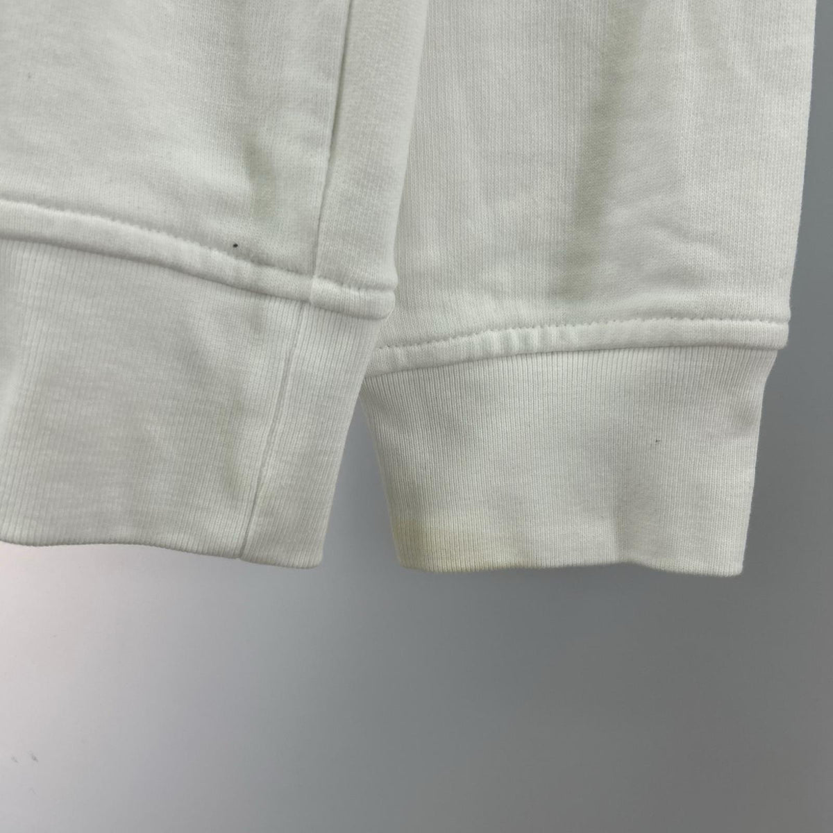 スウェット SHIRT ﾎﾜｲﾄﾏｽｸﾌﾟﾘﾝﾄｽｳｪｯﾄ M M ホワイト