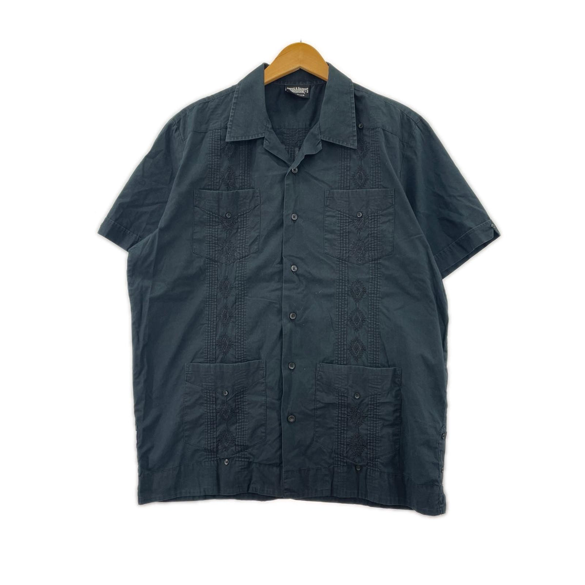半袖シャツ STEVE＆BARRYS ｷｭｰﾊﾞｼｬﾂ　黒 M ブラック