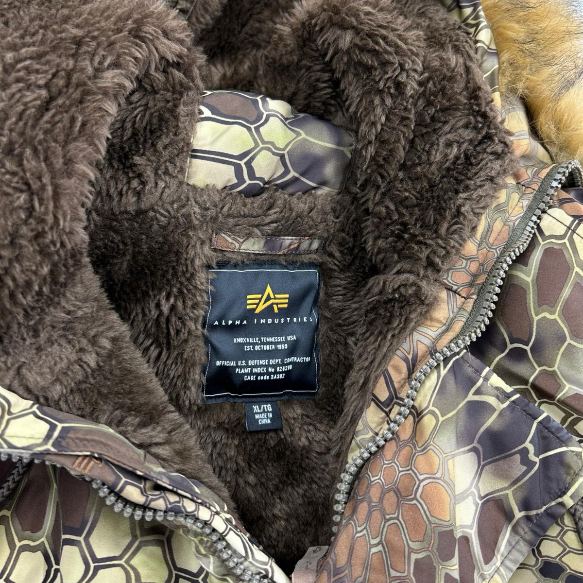 ジャケット ×ALPHA Kryptek Camo N-2B Jacket XL