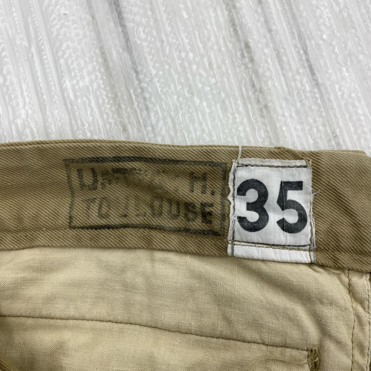 パンツ M52　ﾌﾗﾝｽ軍 35 ベージュ