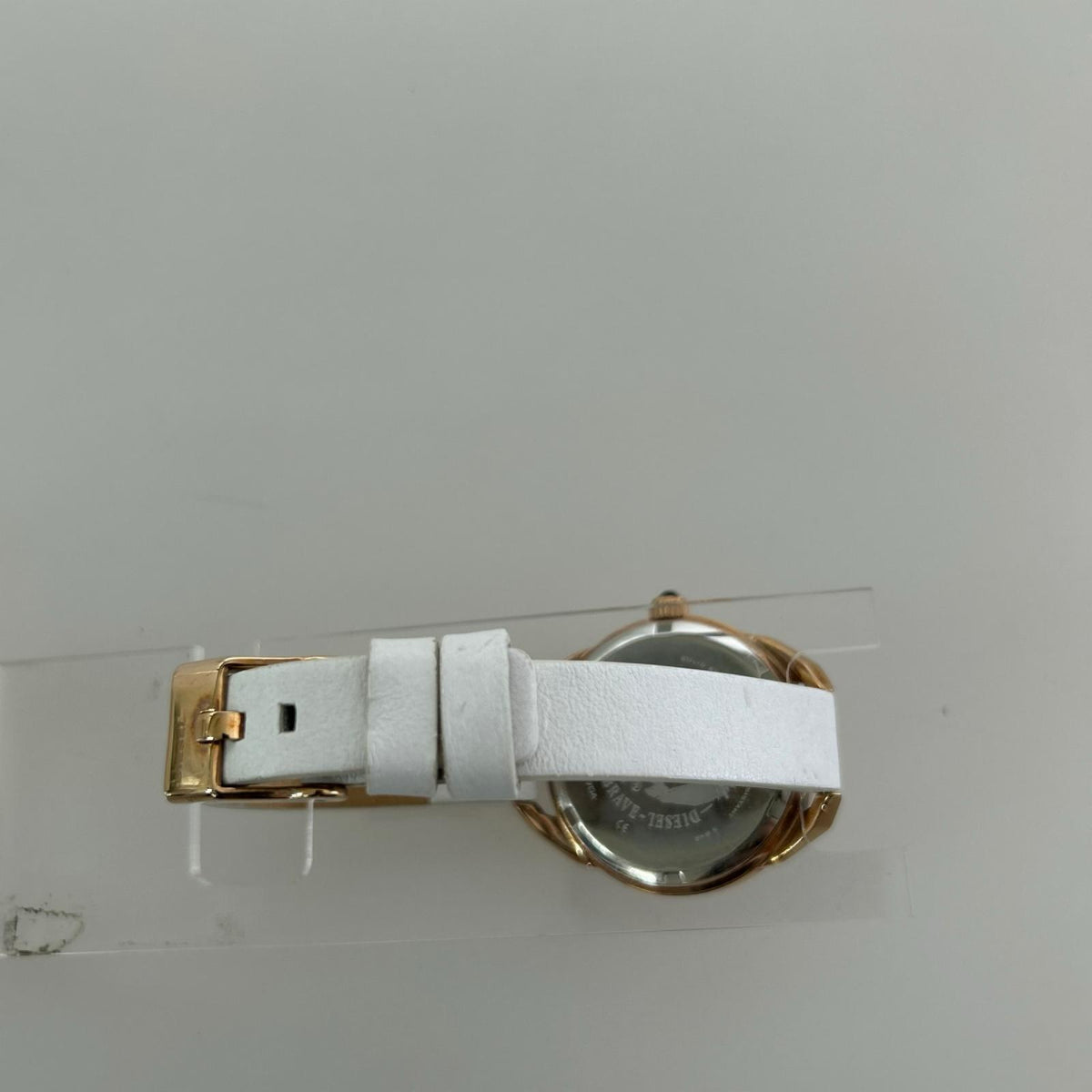 腕時計 Elegant white leather watch, 36 mm ホワイト
