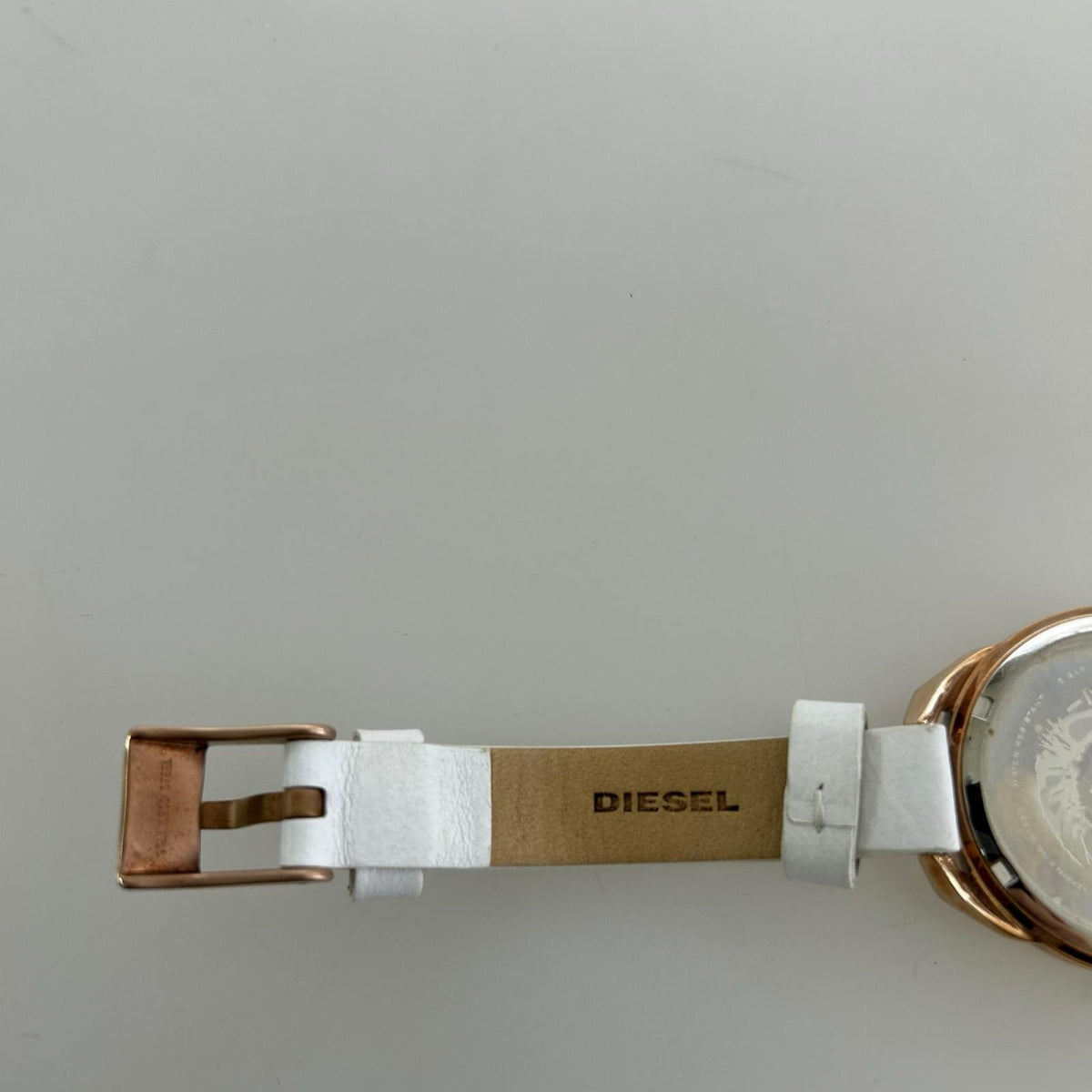 腕時計 Elegant white leather watch, 36 mm ホワイト