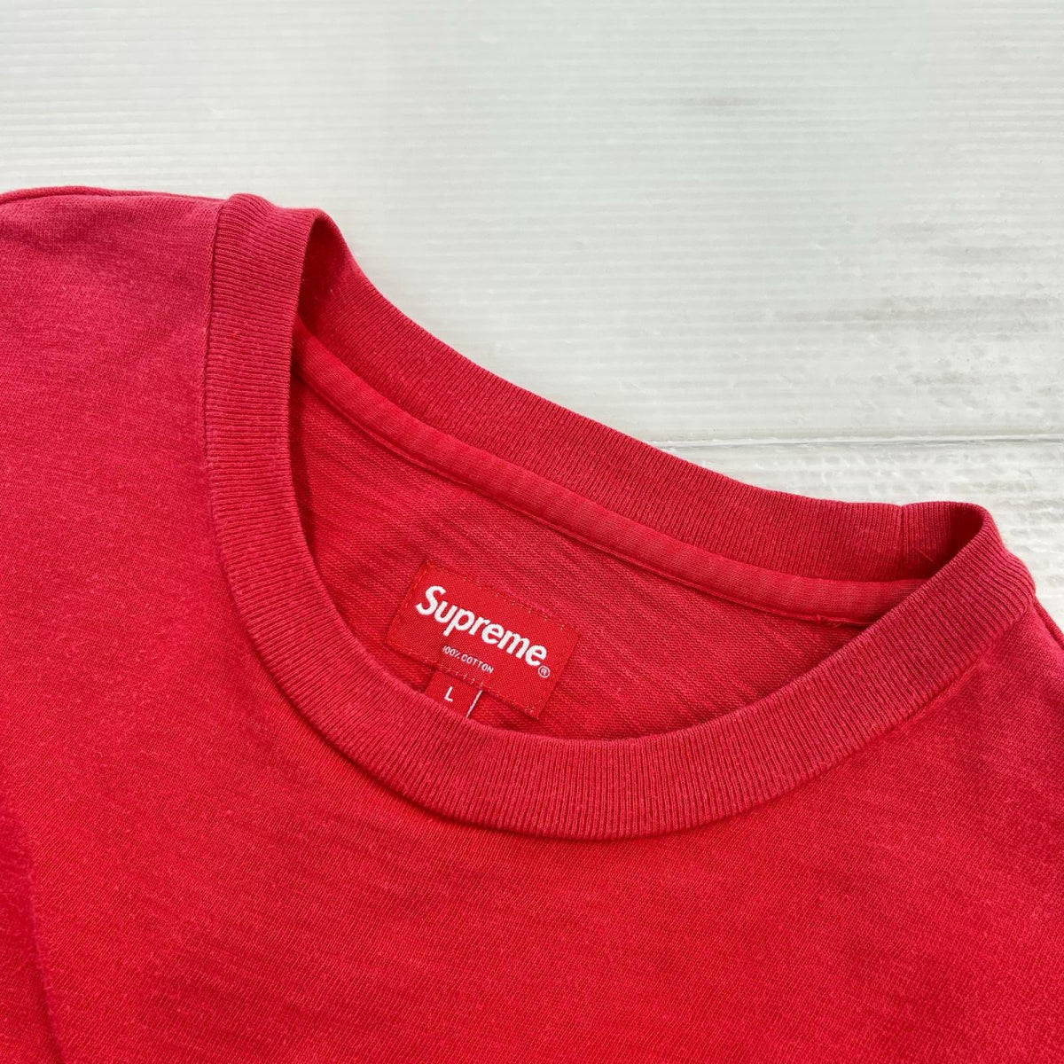 半袖Ｔシャツ POCKET TEE/ﾚｯﾄﾞ L レッド