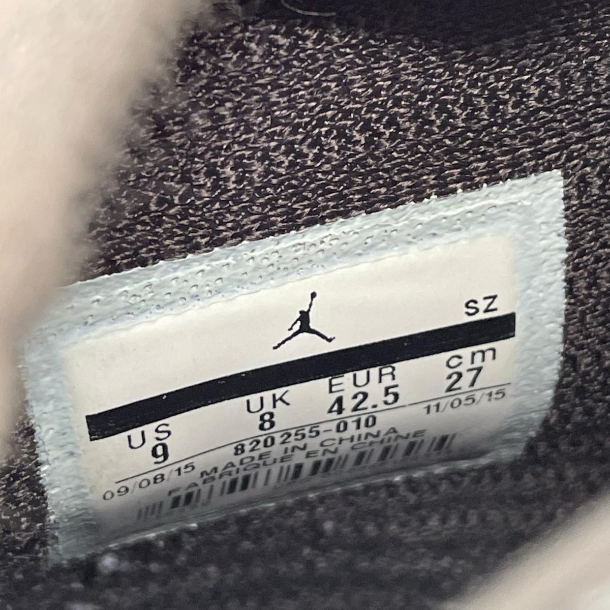 スニーカー 820255-010 JORDAN GALAXY 27cm (US9 UK8 1/2 EU44) ブラック