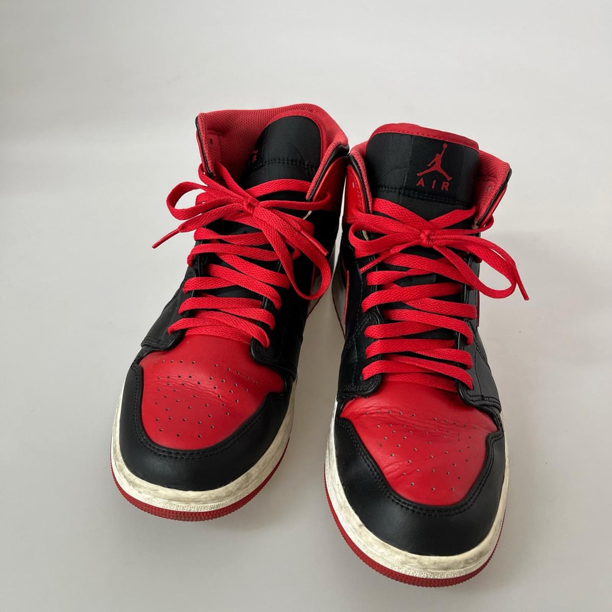 スニーカー AJ1 Mid Bred Toe 28.5cm 28.5cm (US10 1/2 UK10 EU47)