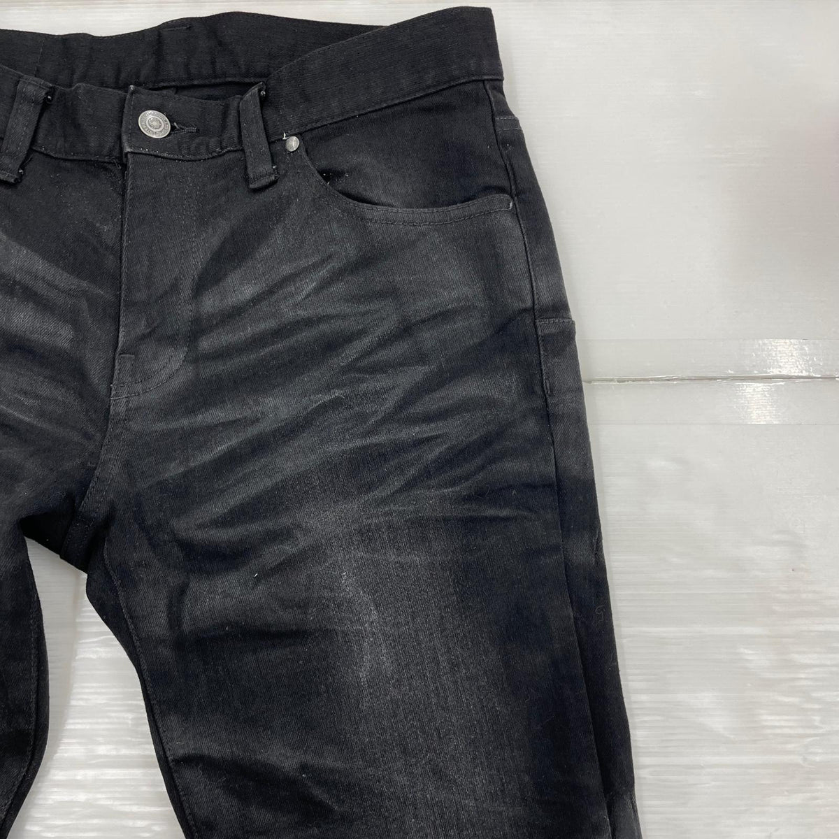 デニムパンツ 黒 M M ブラック