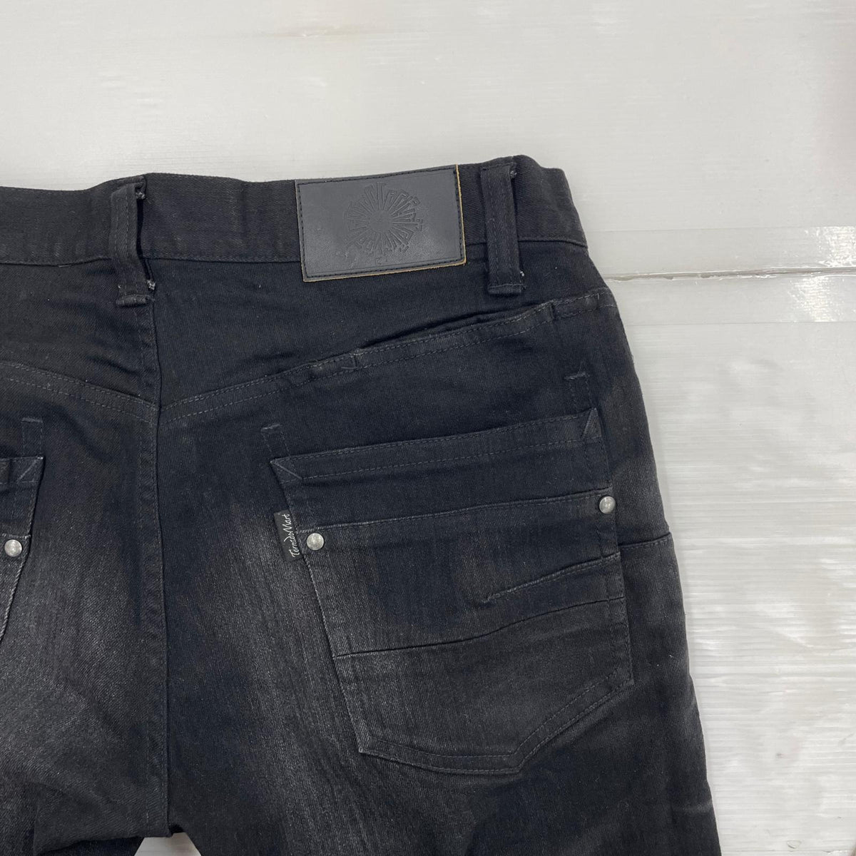 デニムパンツ 黒 M M ブラック
