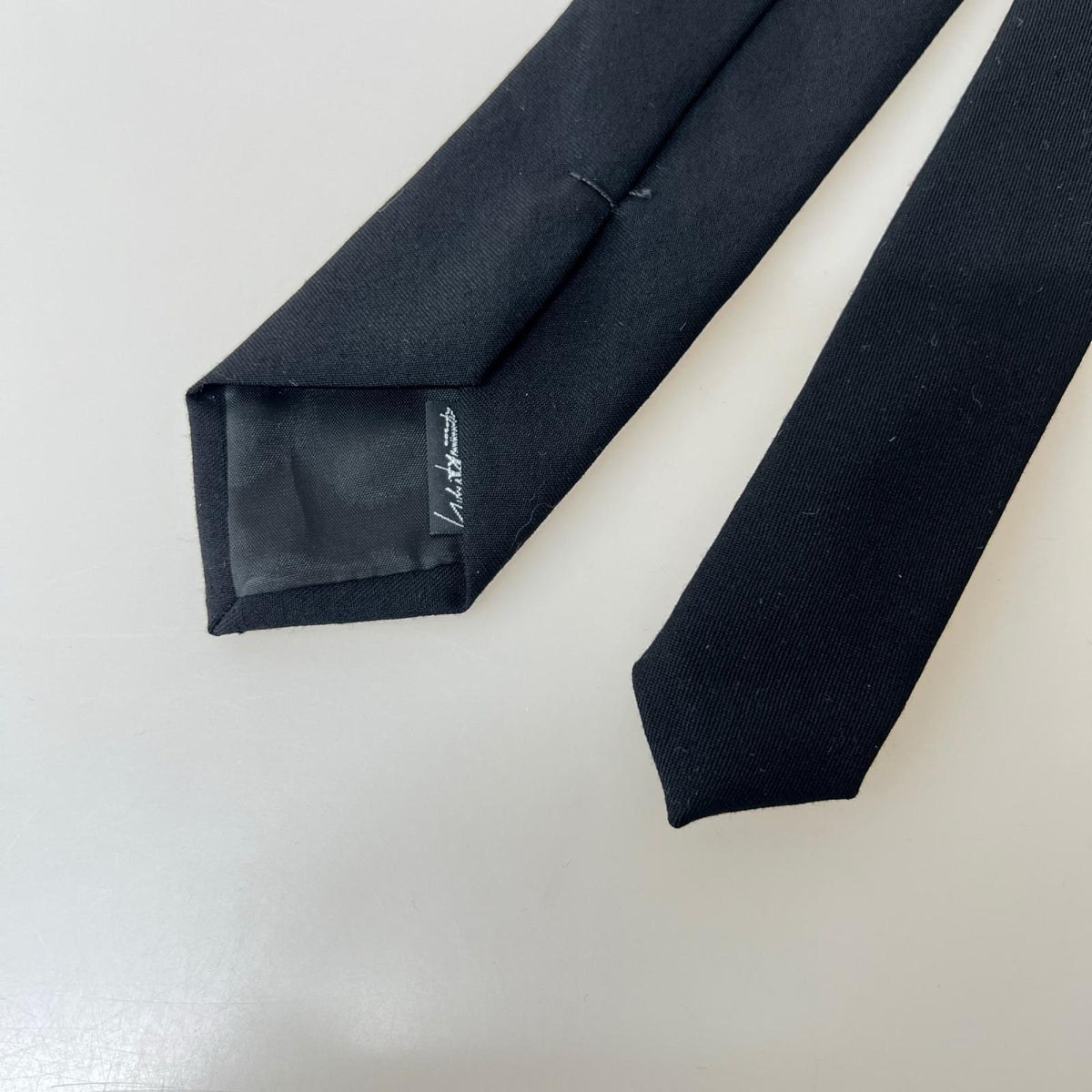 その他アクセサリー Yohji Yamamoto 南無阿弥陀仏 Embroidery tie ﾈｸﾀｲ 黒