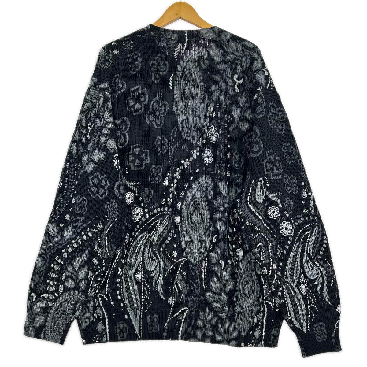 ニット Supreme Printed Paisley Sweater 黒 (XL) ブラック
