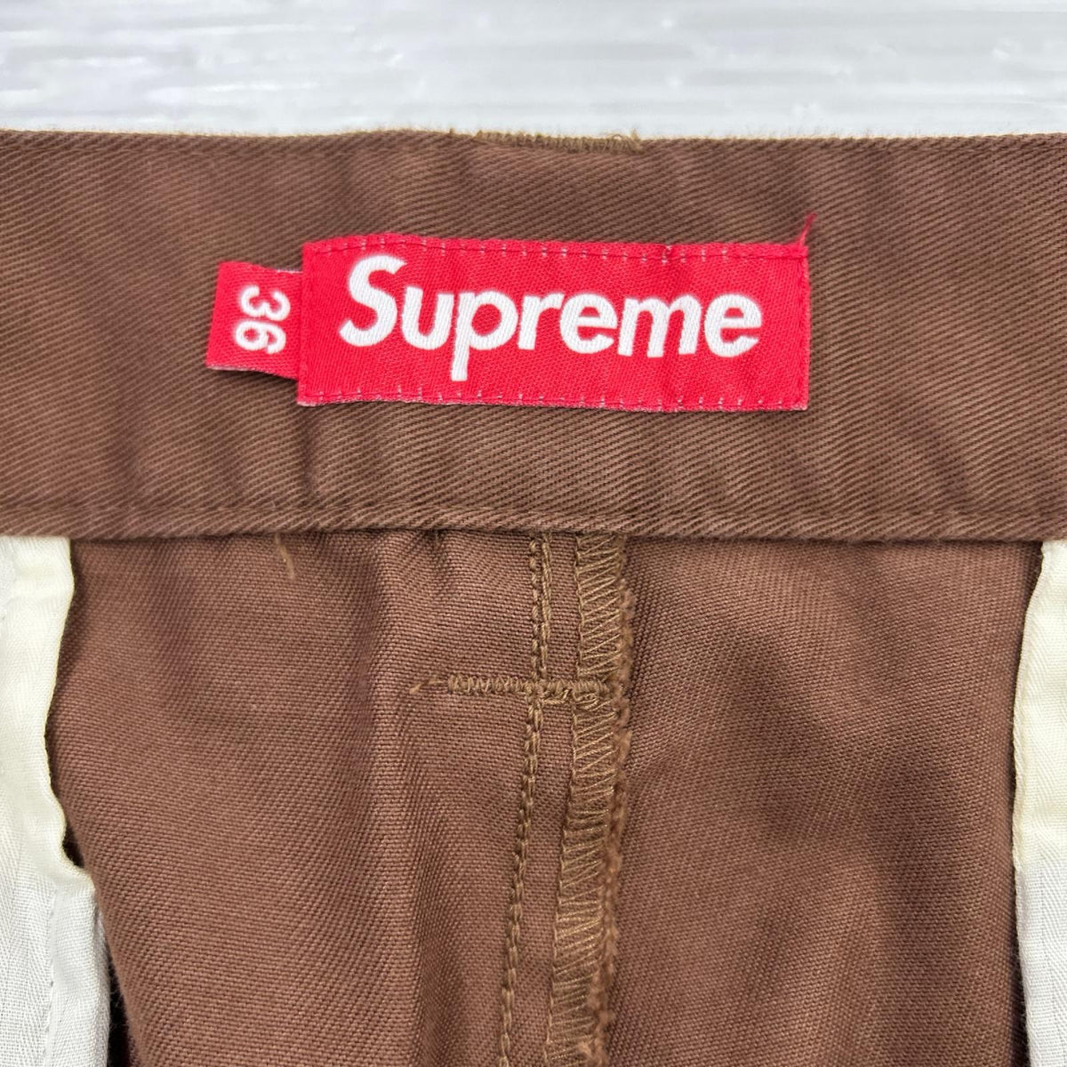 パンツ Supreme 22AW Work Pants 茶 36 ブラウン