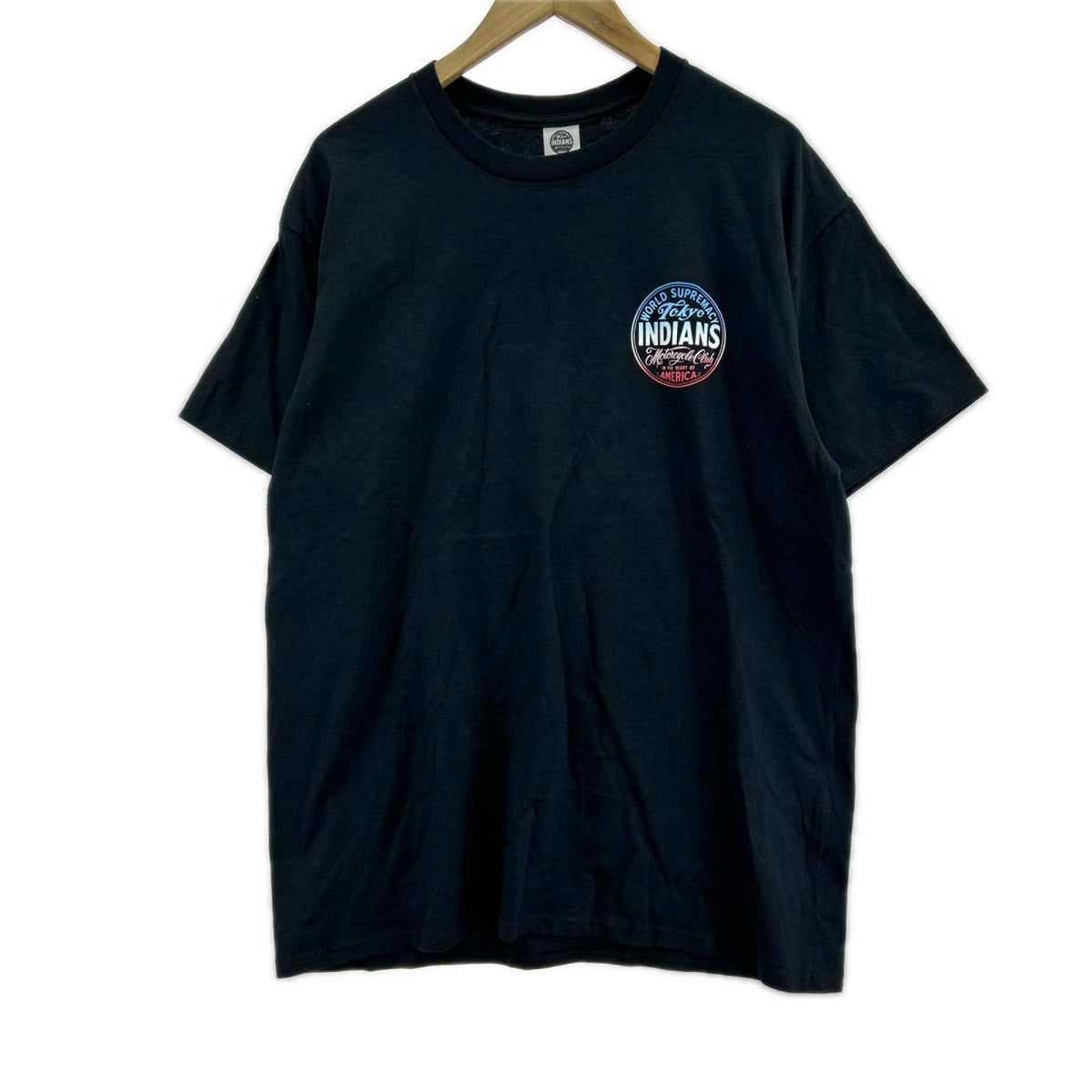 半袖Ｔシャツ TOKYO INDIANS AMERICA L ブラック