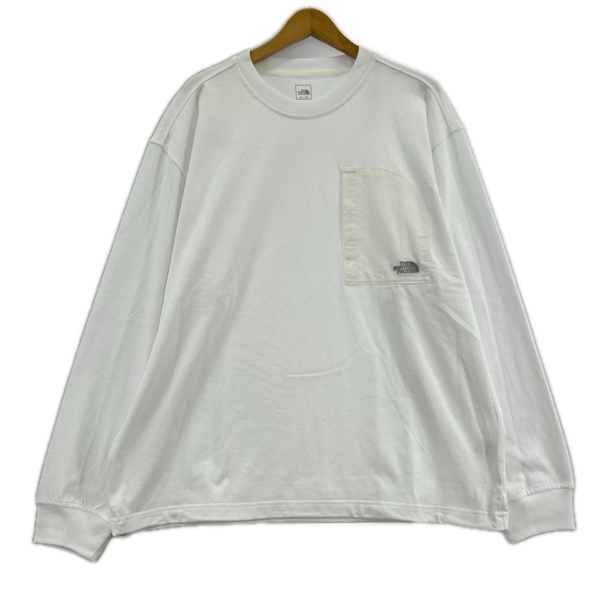 長袖Ｔシャツ ﾅｲﾛﾝﾎﾟｹｯﾄ WHT XL ホワイト