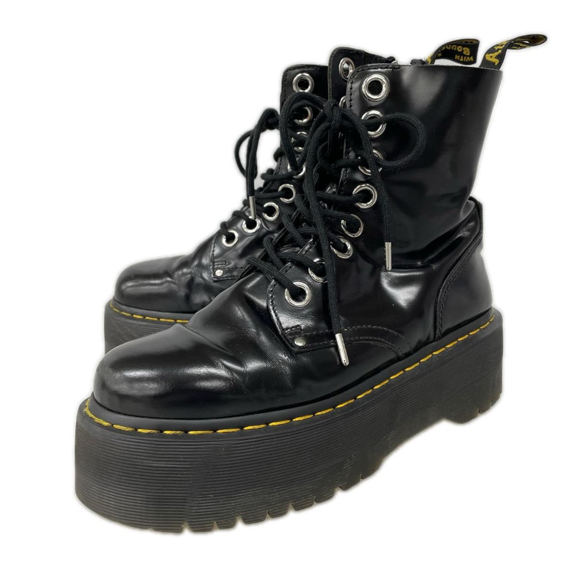 ブーツ Dr.Martens SL06T ｻｲﾄﾞｼﾞｯﾌﾟ 厚底ﾌﾞｰﾂ 黒（UK6） ブラック