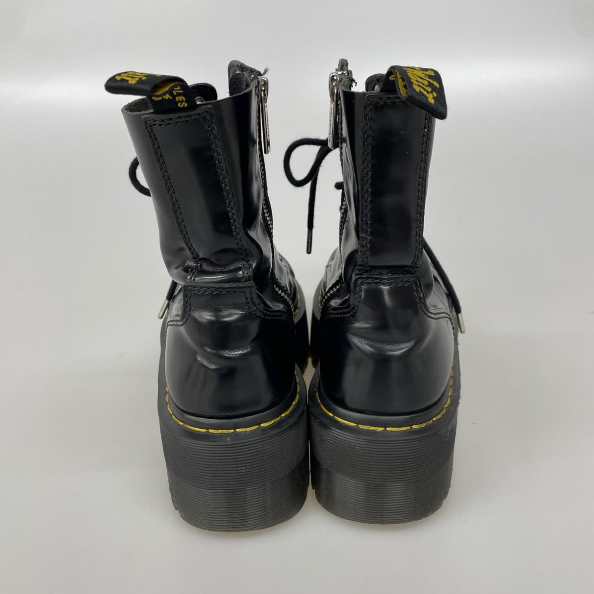 ブーツ Dr.Martens SL06T ｻｲﾄﾞｼﾞｯﾌﾟ 厚底ﾌﾞｰﾂ 黒（UK6） ブラック