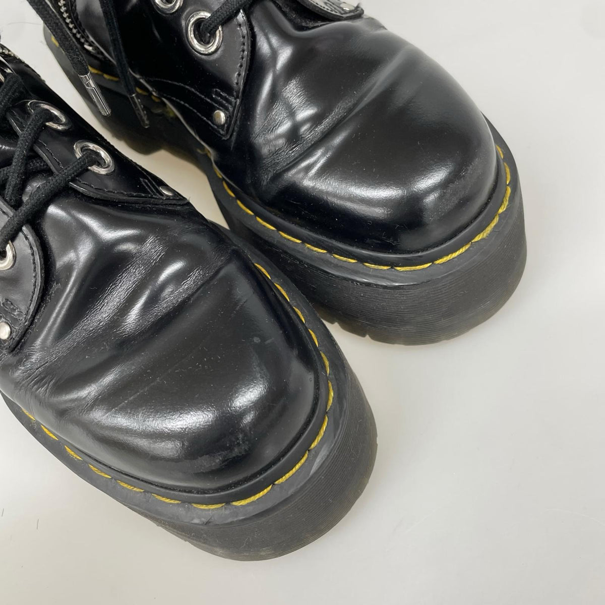 ブーツ Dr.Martens SL06T ｻｲﾄﾞｼﾞｯﾌﾟ 厚底ﾌﾞｰﾂ 黒（UK6） ブラック