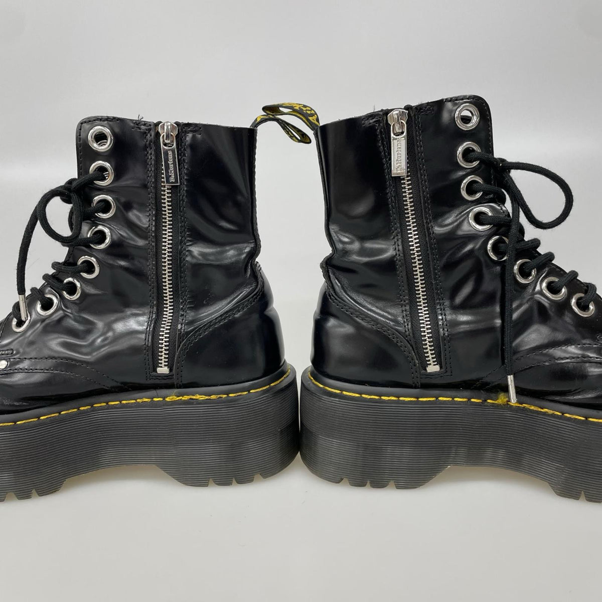 ブーツ Dr.Martens SL06T ｻｲﾄﾞｼﾞｯﾌﾟ 厚底ﾌﾞｰﾂ 黒（UK6） ブラック
