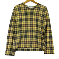半袖Ｔシャツ COMME des GARCONS 12AW ｺﾑｺﾑ LSｳｰﾙｶｯﾄｿｰ ﾁｪｯｸ RJ-T017（XS）