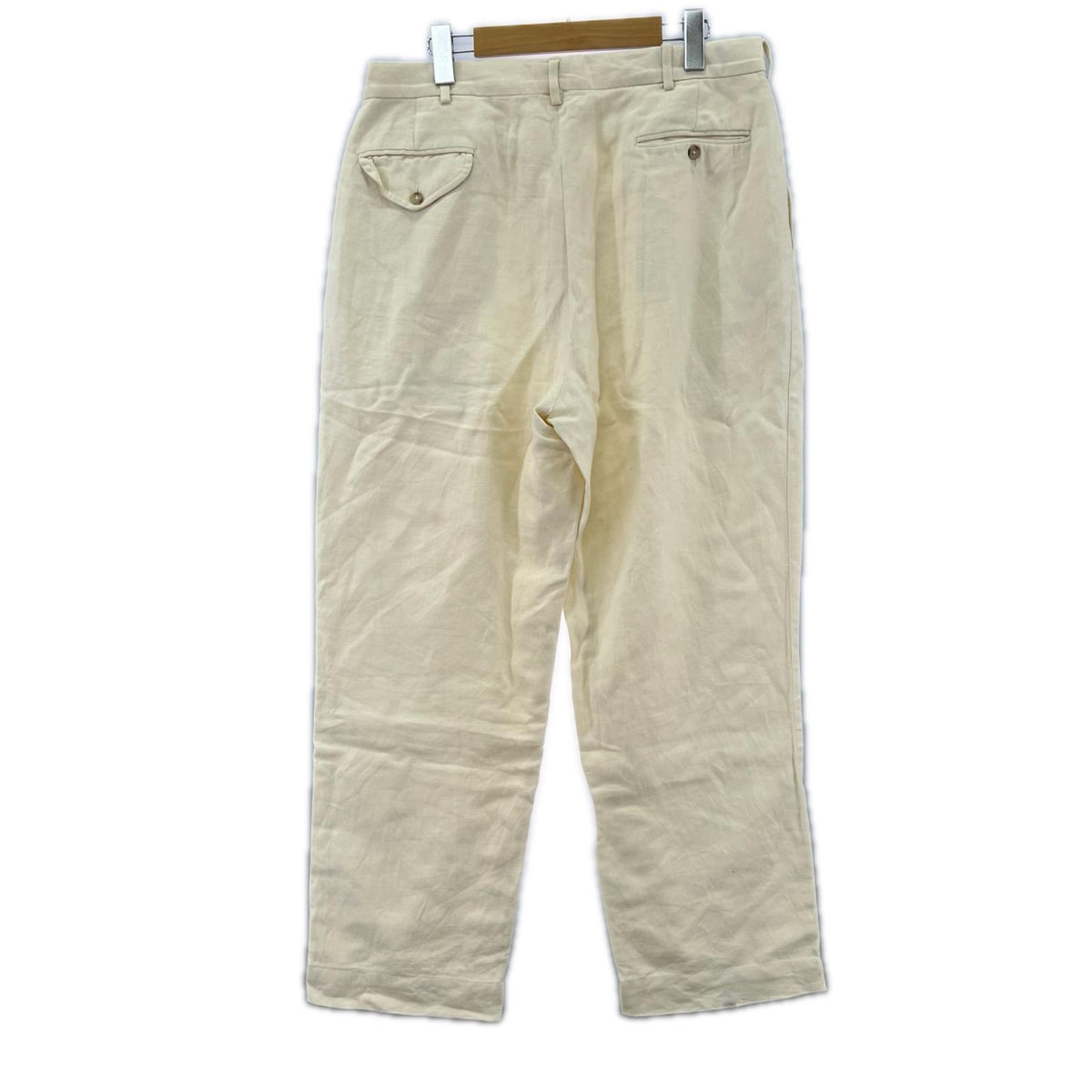 パンツ 90s Linen × Cotton WHT W35 ホワイト